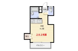 コーポアズマ【2階】の間取り