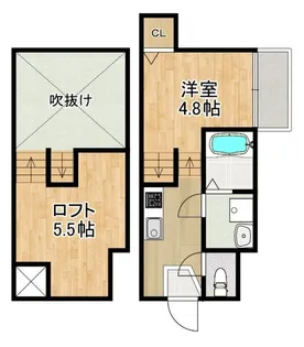 MODERN PALAZZO Isahaya Hatten【2階】の間取り