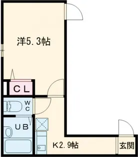 フォルトゥーナ梅島【1階】の間取り