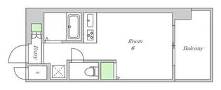 エルフローラ此花【3階】の間取り