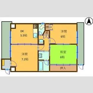 アクアポリスランドマーク2000【2階】の間取り