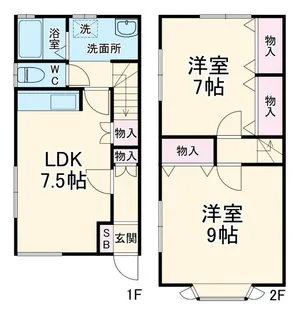 神奈川県横浜市青葉区あざみ野4【一戸建】の間取り
