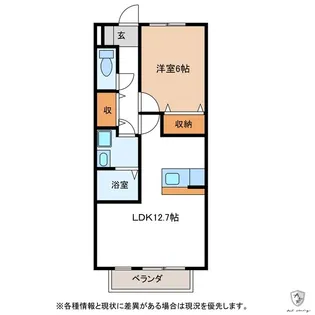 トスカーナIII【2階】の間取り