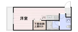 アパートメントスクエア2番館【1階】の間取り