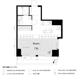 日興パレス南千住【2階】の間取り