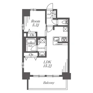 プレサンスロジェ車道駅前SOUTH【12階】の間取り