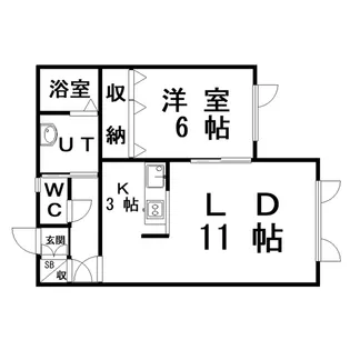 サクセスIII【1階】の間取り