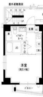 Riso siepe【4階】の間取り