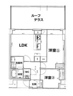 シティコート目黒3号棟【6階】の間取り