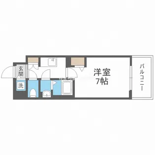 大阪府大阪市北区大淀中1丁目【マンション】の間取り