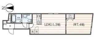 a LATO 西大井【2階】の間取り