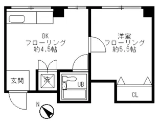 友井ビル【4階】の間取り