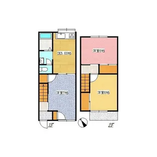 神奈川県小田原市寿町5【アパート】の間取り