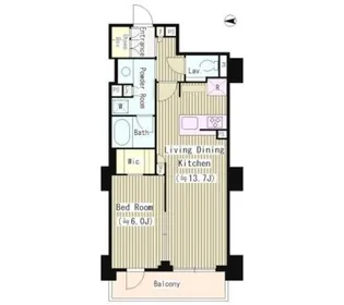 東京都文京区小石川2【マンション】の間取り