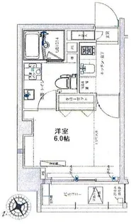 Verona門前仲町Lusso(ヴェローナ門前仲町ルッソ)【2階】の間取り