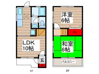 千葉県柏市西柏台2【一戸建】の間取り
