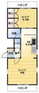 シティヒル甲府【6階】の間取り