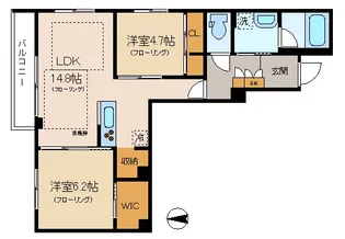 パーク杉並【2階】の間取り