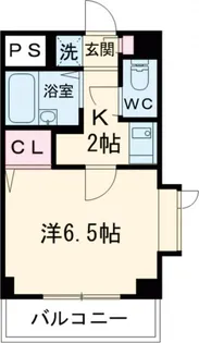 ルパデュソワール【2階】の間取り