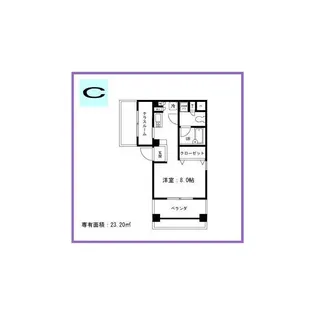 マメントブルー中野【3階】の間取り