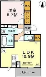 愛知県名古屋市千種区振甫町2【アパート】の間取り