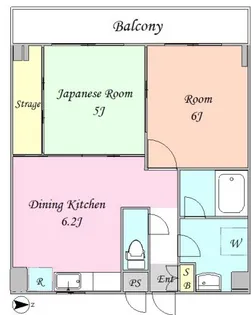 PAL中野ビル【5階】の間取り