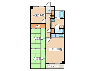 アンロワイヤル【6階】の間取り