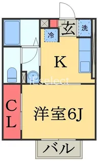 ハイムツインズA【1階】の間取り