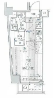 リライア東京イーストレジデンス【2階】の間取り
