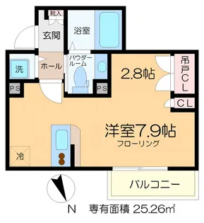 Peuple【3階】の間取り