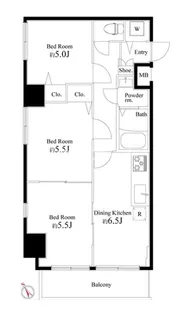 グランパーク東京EAST【11階】の間取り
