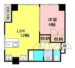 トランセード【2階】の間取り