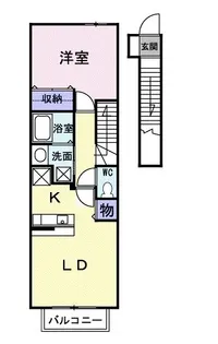 グレイスフル【2階】の間取り