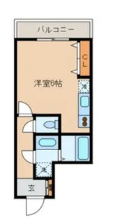 ラグジュアリーアパートメント目黒東山【2階】の間取り