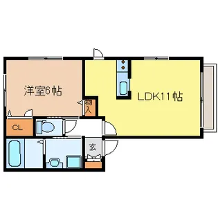 プリマヴェーラ杜王【2階】の間取り