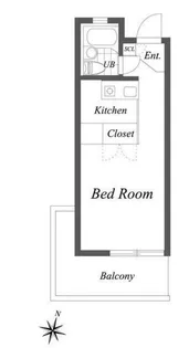 DeLCCS鷺ノ宮(デルックスサギノミヤ)【4階】の間取り