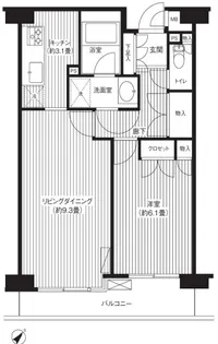 ステラメゾン武蔵小山【5階】の間取り