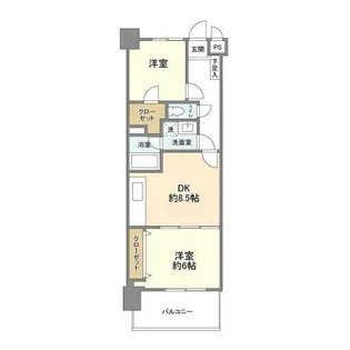 レジェンド江古田【2階】の間取り