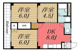 千葉県市原市椎津【アパート】の間取り