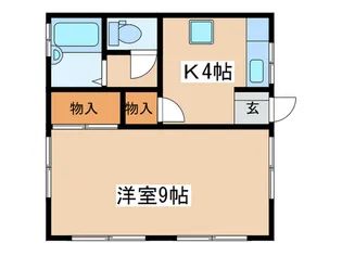コーポシャリテ【1階】の間取り