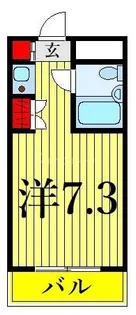 ロゼエンバシィー【1階】の間取り