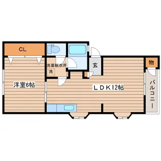 メゾンきむら【1階】の間取り