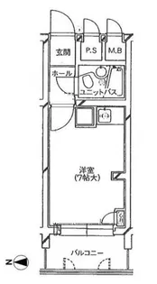 朝日プラザ北七番丁【1階】の間取り