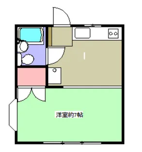 コーポルルブ【2階】の間取り