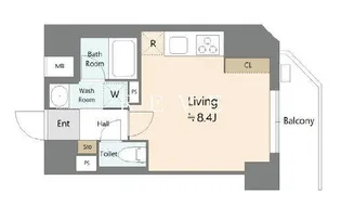 Alivis本郷三丁目【8階】の間取り