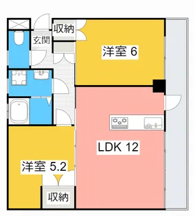 カトルさんたかね【4階】の間取り