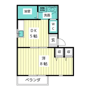 アーバンヒルズ秀栄【1階】の間取り