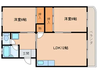 福岡県福岡市南区曰佐1【マンション】の間取り