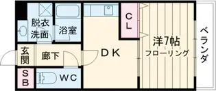 エール【4階】の間取り