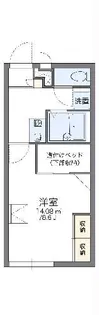 レオパレスオールスターズ【2階】の間取り